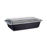 Black Base Rectangular Container 38 Oz 300 Pieces - Hotpack Global