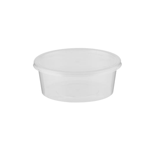 500 Pieces Round Microwavable Container 250 ML