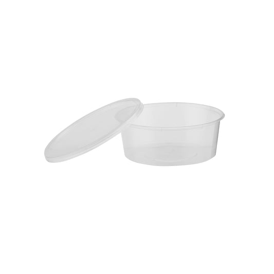 500 Pieces Round Microwavable Container 250 ML