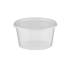 500 Pieces Round Microwavable Container 400 ML