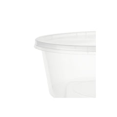 500 Pieces Round Microwavable Container 400 ML