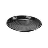 Hotpack | Black Base Round Microwave Safe Plate 9' | 150 Pieces - Hotpack Global