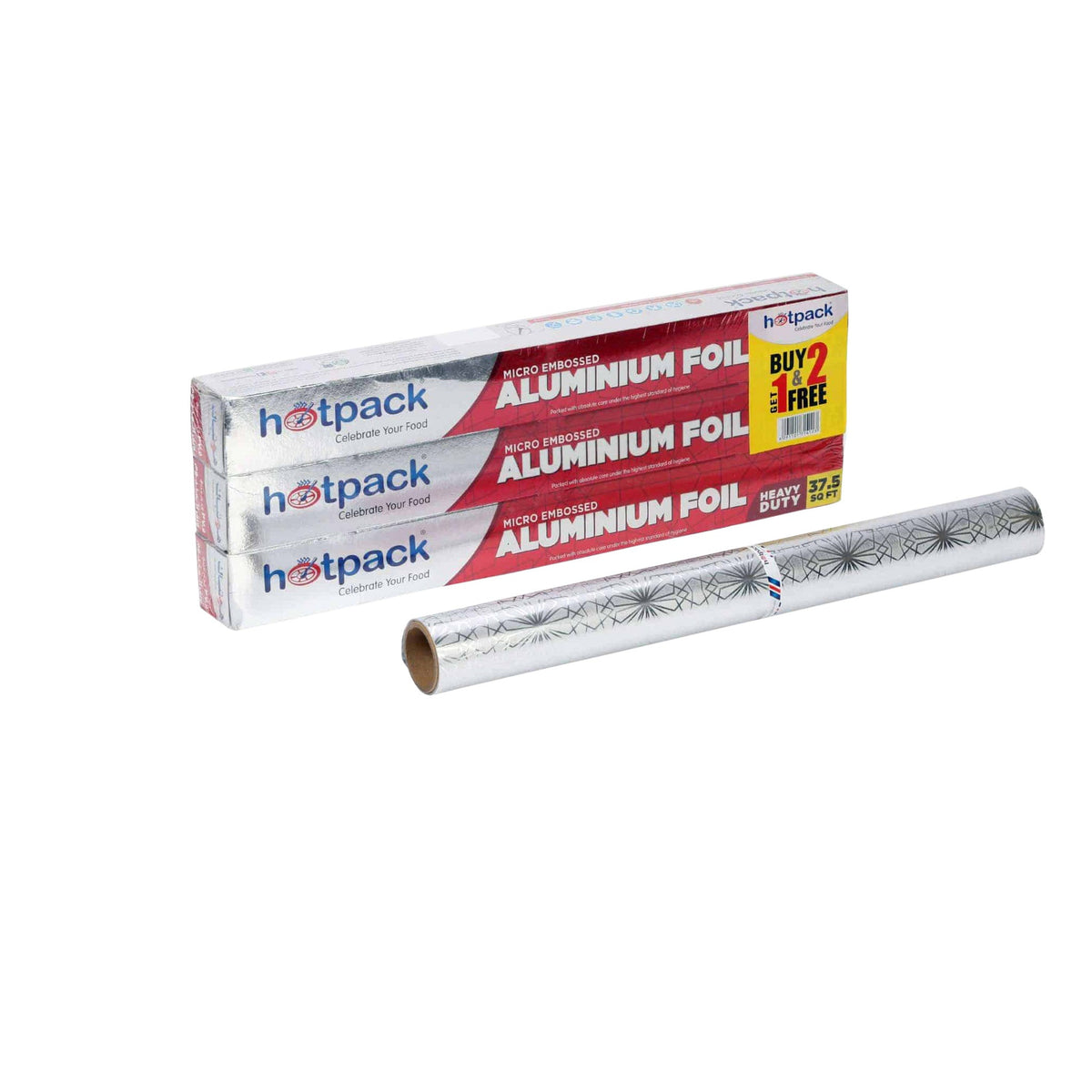 Aluminium Foil 37.5 Sqft Buy 2 Get 1 Free - Hotpack Global