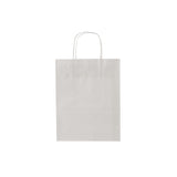 250 Pieces Paper Bag White Twisted Handle 32*20*33.5 cm