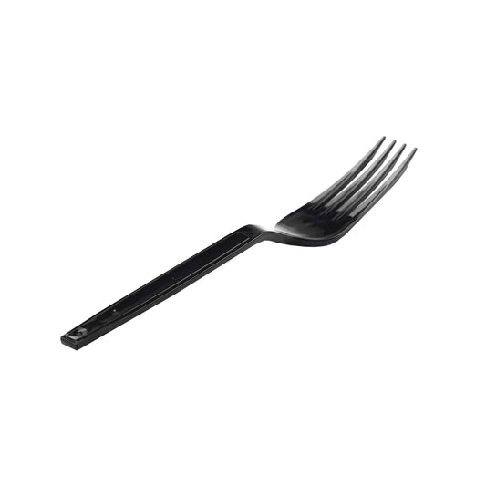 PLASTIC FORK HEAVY DUTY BLACK-Hotpack