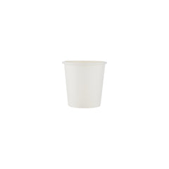 4 Oz White Single Wall Paper Cups - Hotpack Globa