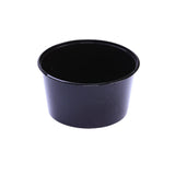 Black Round Microwavable Container 400 ml 500 Pieces - Hotpack Global