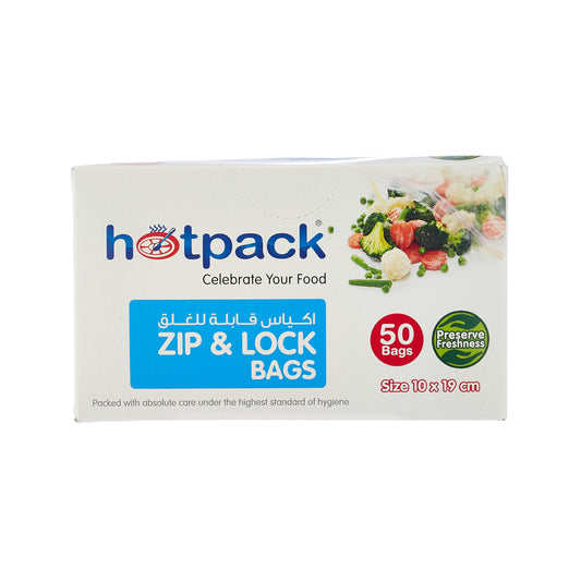 1200 Pieces Ziplock Lock Storage Bag 10 x 19 cm