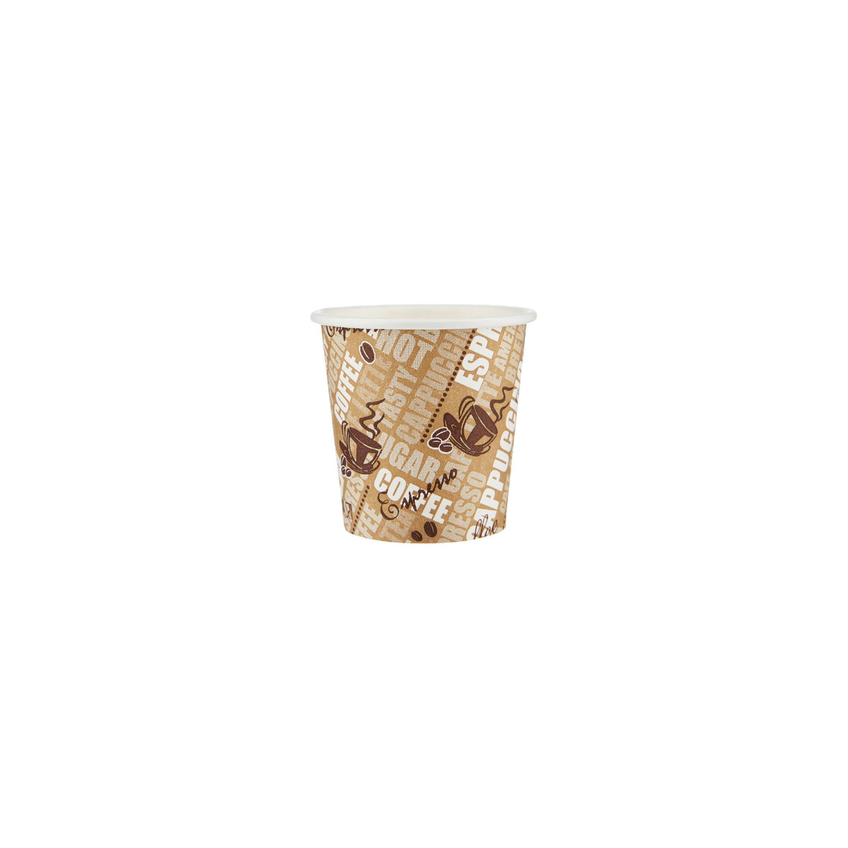 4 Oz Printed Single Wall Paper Cups 1000 Pieces - Hotpack Global